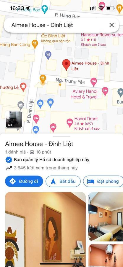Aimee House - Dinh Liet Apartment Hà Nội Ngoại thất bức ảnh
